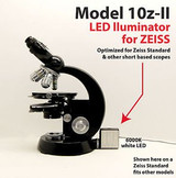 Led Illuminator Retrofit Kit With Dimmer Control For Older Zeiss Microscopes.