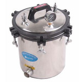 110V PORTABLE PRESSURE 18L Steam Autoclave Sterilizer Dental Equipment