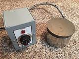 Wenesco Industrial Hot Plate Round Regulated Temperature 5 x 4