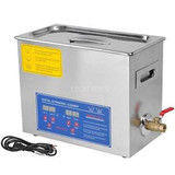 Stainless Steel 6L Liter Industry Heated Ultrasonic Cleaner Heater w/ Timer A5F5
