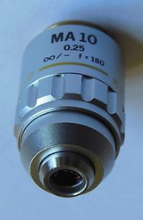 Olympus MA 10x /0.25 Infinity Long Barrel Microscope Objective !!