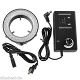 60 LED Ring Light illuminator Lamp for Stereo Microscope + Adapter + Transformer