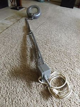 Vintage Luxo Magnifying lamp 36 arm with weighted base.