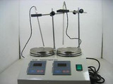 2 Units Heads Multi-Unit Digital Thermostatic Magnetic Stirrer Hotplate Mixer