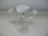 Wheaton 1000 mL Glass Reactor w/ Shaft & Rotor, 3 Neck Spinner Flask