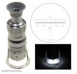 iGaging Measuring Microscope 100X,w/Scale Reticle LED Lighted Illuminated