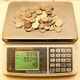 Digital Counting Parts Coin Scale 16.5 X .0005 Lb 7.5 Kg X 0.2 G Inventory Paper