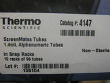 Thermo Scientific Screenmates Tubes Cat#4147 See Pics For Specs.