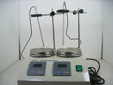 2 Units Heads Multi-Unit Digital Thermostatic Magnetic Stirrer Hotplate Mixer E