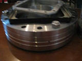 Vacuum Flange Coupling Plate Varian ? 3 3/4 Square Inner Mount  - 6.5 OD Outer