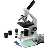 Amscope M500-E 40X-1000X Advanced Student Compound Microscope + Camera