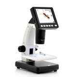 3.5 Inch Lcd Digital Microscope - 5.0 Megapixel Image Sensor, 500X Magnification