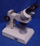 Stereo 1X 3X Microscope Wf10X Eye Pieces Used