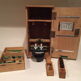 Vintage Heidelberg Research Model Microscope W/Case  Rare