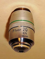 Nikon 20X Fluor  Microscope Objective For 160Mm Tl Scope