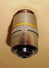 Nikon 10X Fluor  Microscope Objective For 160Mm Tl Scope