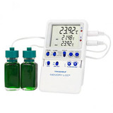 Traceable Memory-Loc Datalog Thermometer 2 Bottle Probes 1 ea