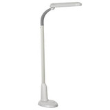 Ottlite L24554 Task Plus High-Definition 24-Watt Floor Lamp, Dove Grey
