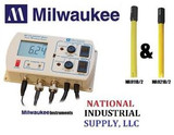 Milwaukee Instruments Mc125 Controller Ph  Ma911B/2 & Ma921B/2 Probes
