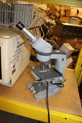 Ao American Optical 1031 Microscope With Objectives