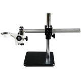 Solid Aluminum Single-Arm Microscope Boom Stand For Stereo With 84Mm Pillar Rack