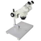 Meiji Emf Microscope W/ 15X Eyepieces & Stand With Aluminum Base