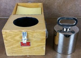 Henry Troemner 20 Kg Calibration Weight  Stainless Steel  Wood Case  Nice