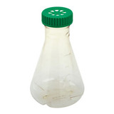 Celltreat 2L Erlenmeyer Flask, Vent Cap, Baffled Bottom, 6/Case, Sterile #229855