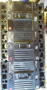 GEneral electric 7 amp 3 phase breakers TEC36007 3 Pieces