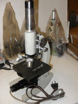 Spi Southern Precision Model # 1845 Illuminated Lighted Microscope W/10X 40X Len