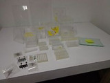 Electrophoresis Acrylic Boxes Lids Tube Holders Electrophoresis Gel Plates Lot