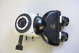 Zeiss Microscope Binocular Head With Protective Caps And Teaching Assembly