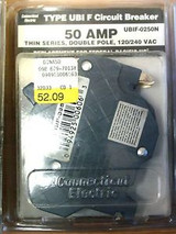 Connecticut Electric UBIF0250N Federal Pacific 50 Amp 2 Pole Circuit Breaker