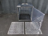 5-Shelf Portable Storage Container 13.75X13.75X15.5 Inches