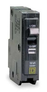SQUARE D QO130VH Circuit Breaker Plug-In Screw Clamp 120/240 VAC 30A 100A/QO