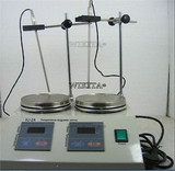 2 Units Heads Multi Unit Digital Thermostatic Magnetic Stirrer Hotplate Mixer D3