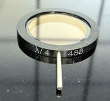 488 nm Quarter-wave plate 1 (25mm) round mounted with arm