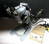 Ao American Optical Cyclops Stereozoom Microscope With Light 7-40X Nice