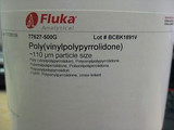 77627 Sigma-Aldrich FLUKA Poly(vinylpolypyrrolidone) ~110 ?m particle size