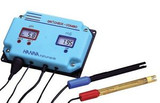 Hanna Instruments Hi981405N-01 Lcd Ph And Ec Continuous Indicator, 0.0 - 14.0 Ph