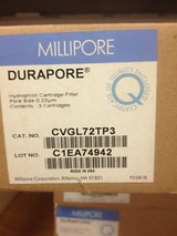 New -Millipore Durapore Cvgl72Tp3  3 Pack Filter Set