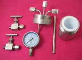Hydrothermal synthesis Autoclave Reactor vessel + inlet outlet gauge 50ml 6Mpa