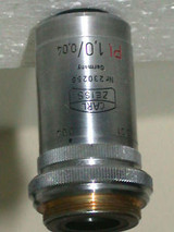 NEW ZEISS PLAN 1x/0.04 metallurgical microscope objective with .Perf. condition
