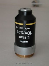 Nikon Microscope Objective, E Plan 10x