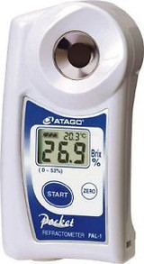 Atago Pocket Refractometer PAL-1 Brix 0-53% Digital Hand Held New From Japan F/S