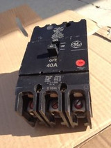 GE TEY340 circuit breaker 3pole 40amp 480v type TEY