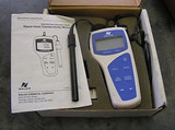 NALCO hand held conductivity meter C0057, with probe & instructions, boxed