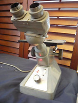 OLYMPUS  MICROSCOPE CK-#205947 w/ ONE EYE PIECE,2 OBJECTIVES (ITEM # 2002-59/16)