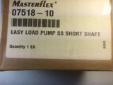 COLE-PALMER MASTERFLEX L/S 07518-10 EASY LOAD PUMP SS SHORT SHAFT