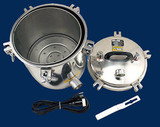 New MTN Pressure Commercial Sterilizer Autoclave Cleaner Dental Tattoo - 12L